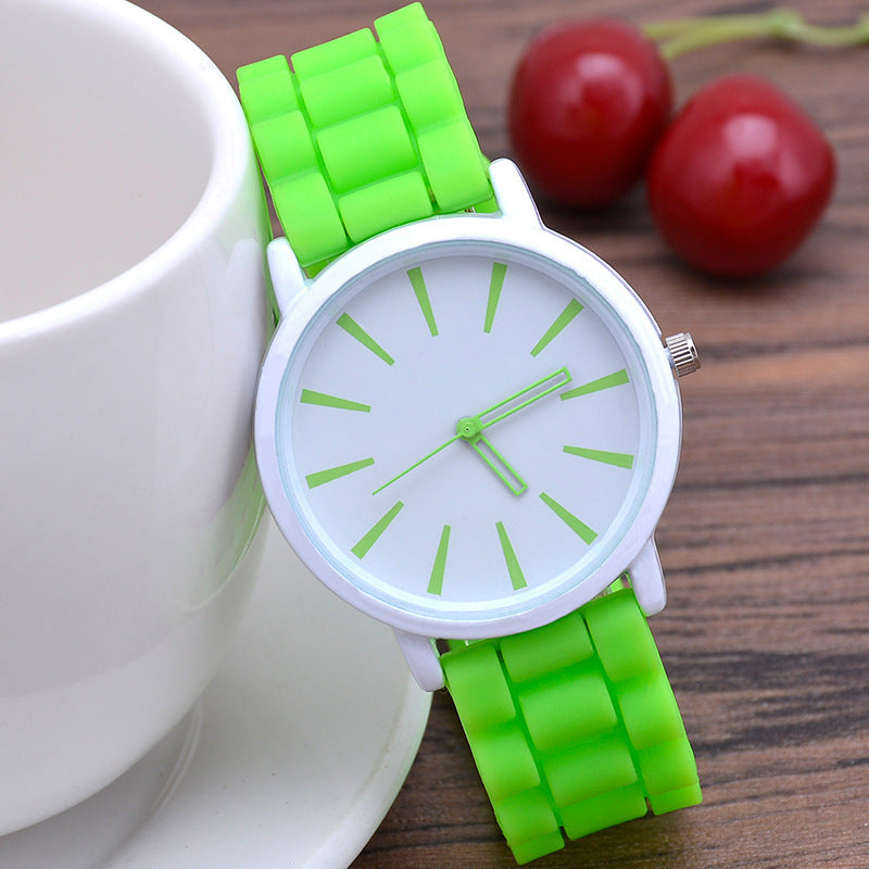 Classic Ultra-thin Silicone Watch Female Student