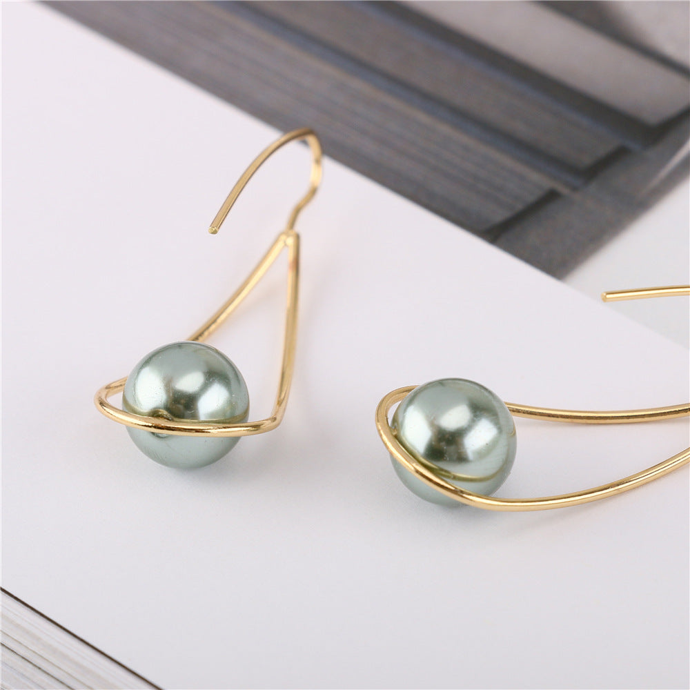 Korean Earrings Personalized Pearl Earrings