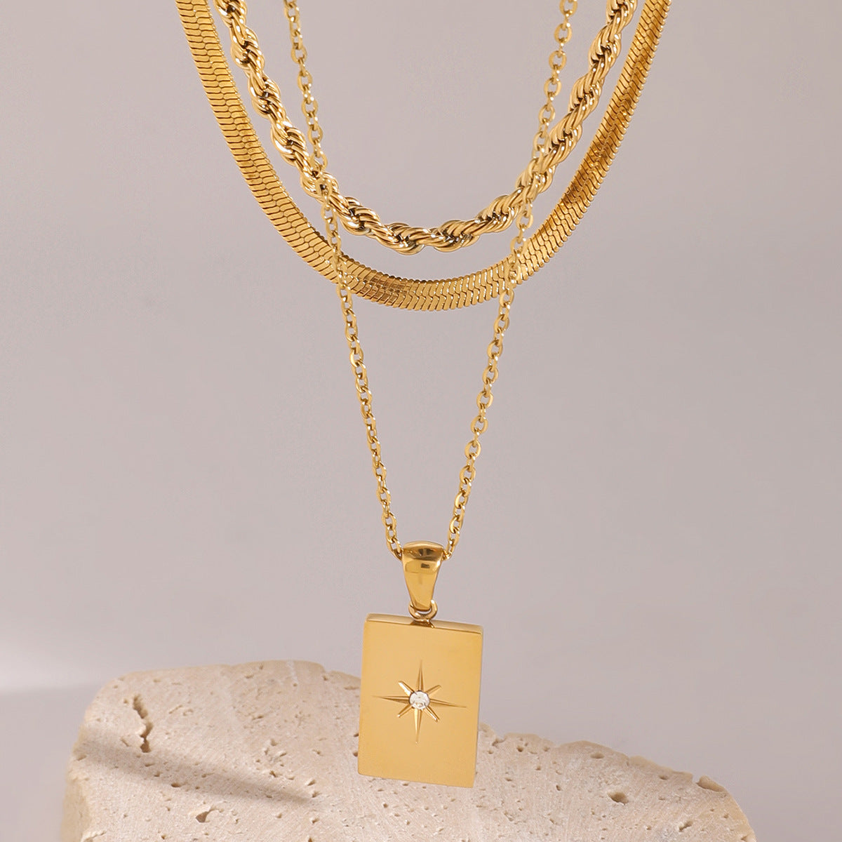 Raphaela Layered Gold Necklace