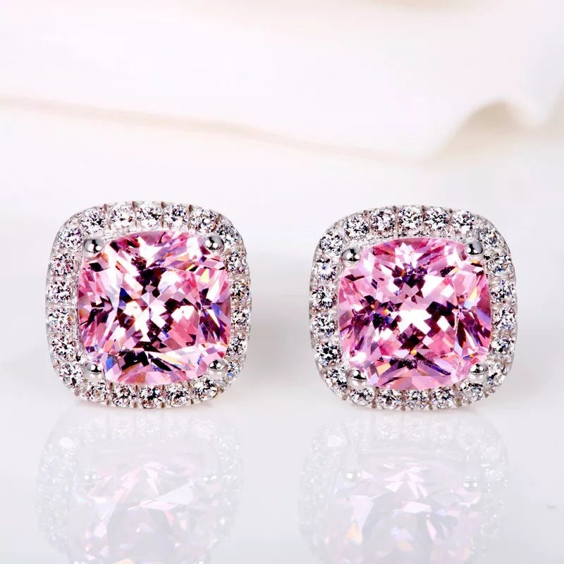 Real Diamond Earrings European And American Retro