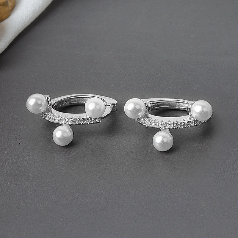 European And American New Pearl Earrings Earrings Women