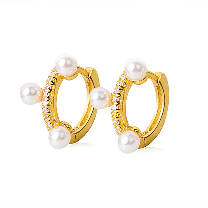 European And American New Pearl Earrings Earrings Women