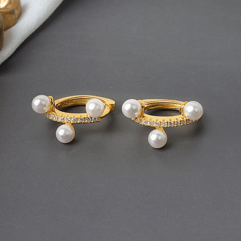 European And American New Pearl Earrings Earrings Women