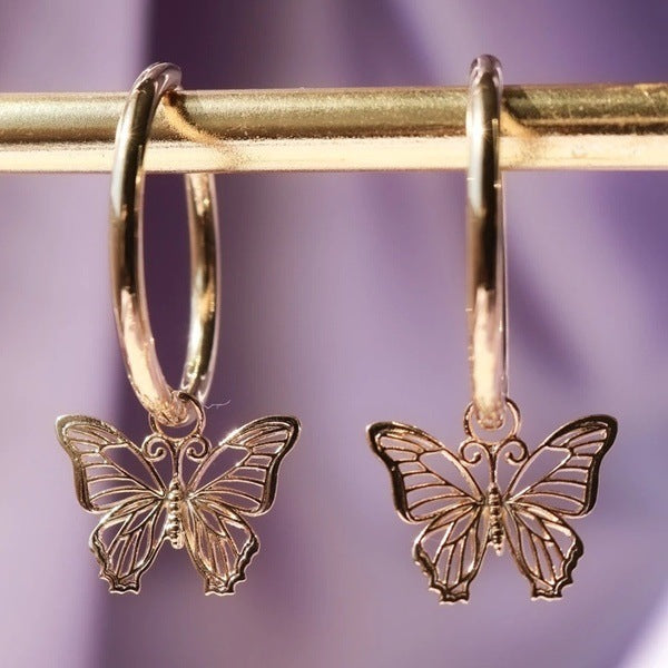 Exquisite butterfly earrings