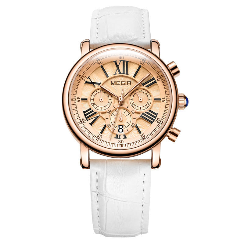 Trend Multifunctional Chronograph Women's Watch