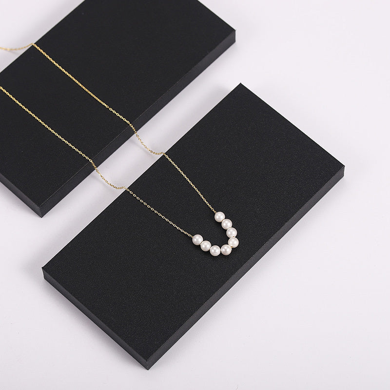 Small Pearl Necklace Women Short Clavicle Chain