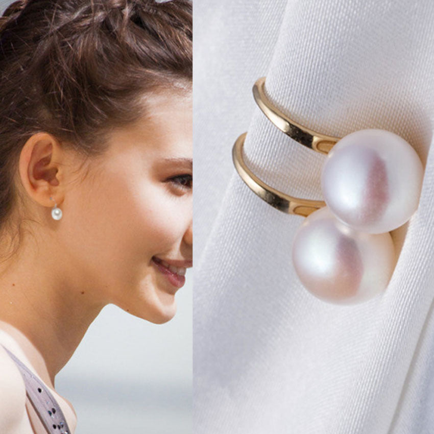 Korean Version Of Fashion Sun Pearl Earrings