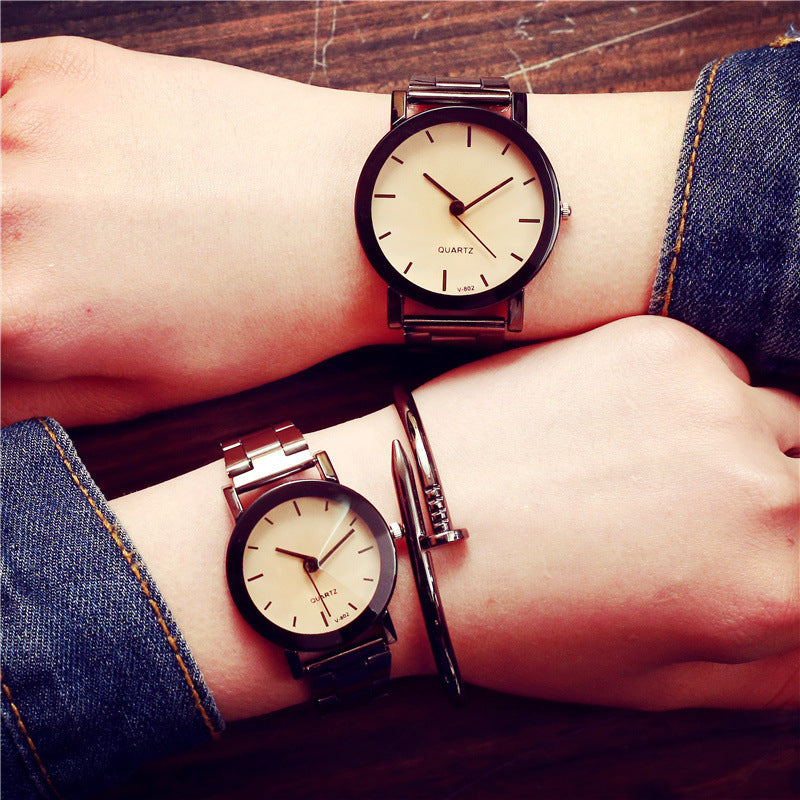 Student fashion trend couple watch