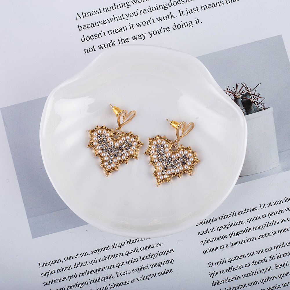 New Love Earrings Korean Fashion Jewelry