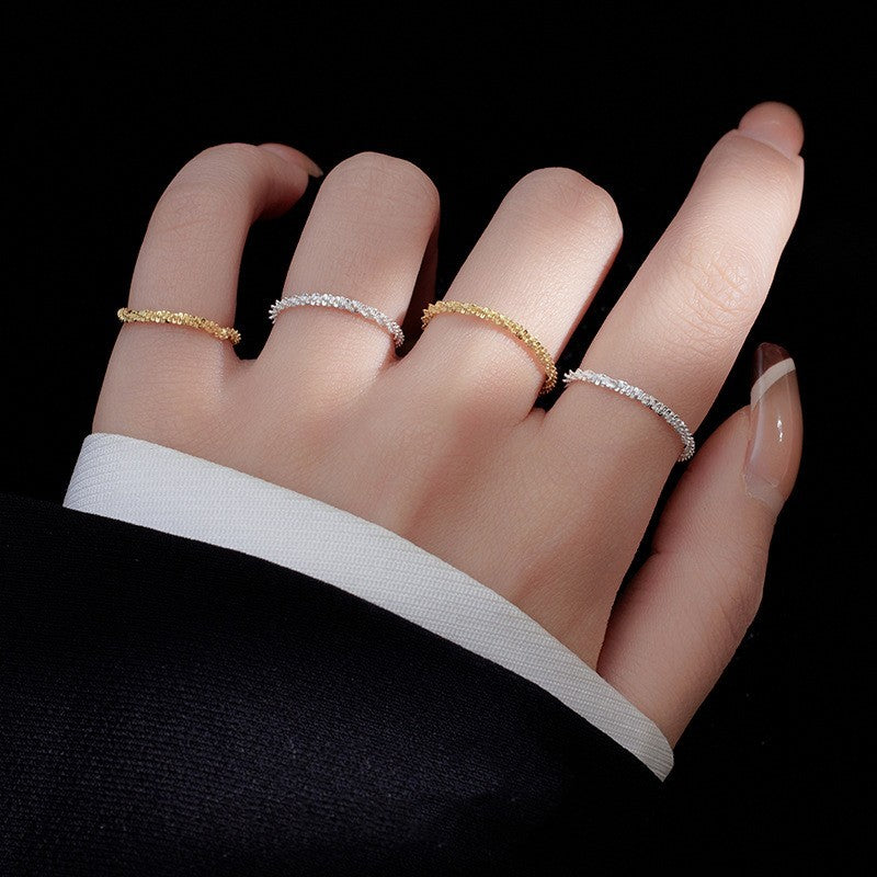 Starry Simple Bracelet Index Finger Thin Ring