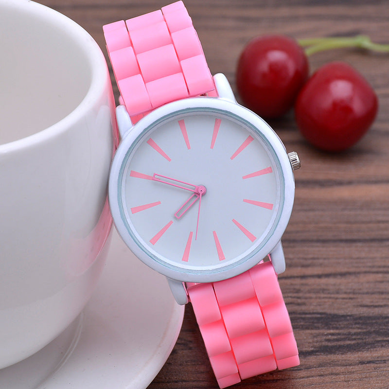 Classic Ultra-thin Silicone Watch Female Student