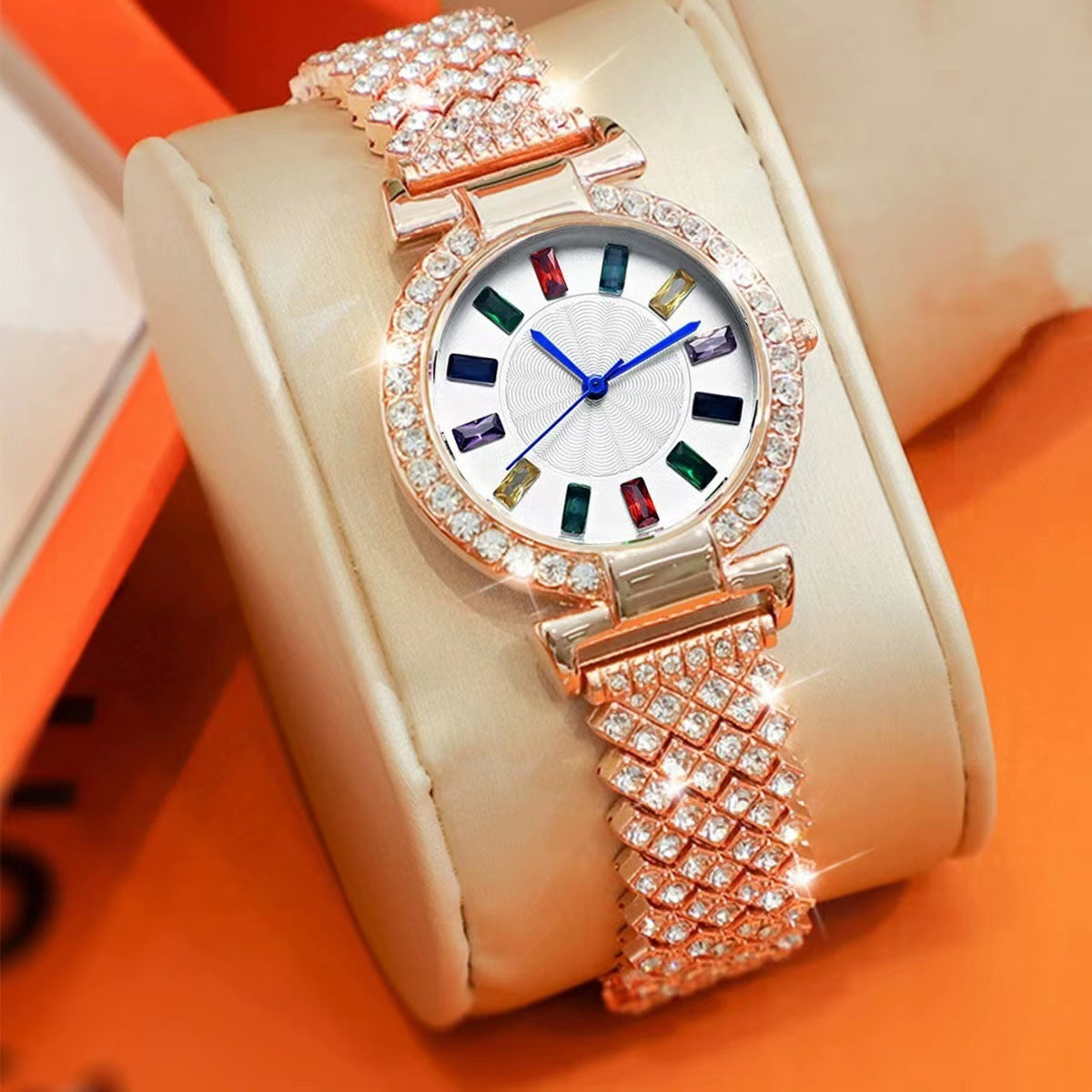 Full Diamond Quartz Bracelet Watch Fashion All-match Fashion Wrist Watch