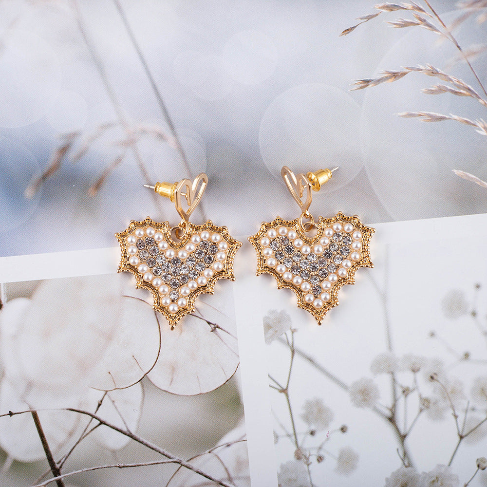 New Love Earrings Korean Fashion Jewelry