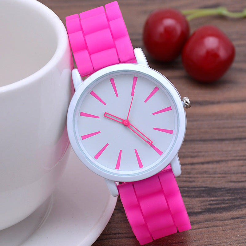 Classic Ultra-thin Silicone Watch Female Student