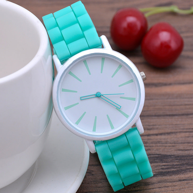 Classic Ultra-thin Silicone Watch Female Student