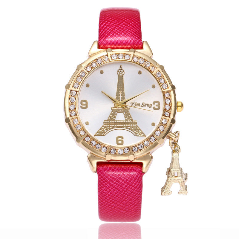 Tower pendant ladies watch