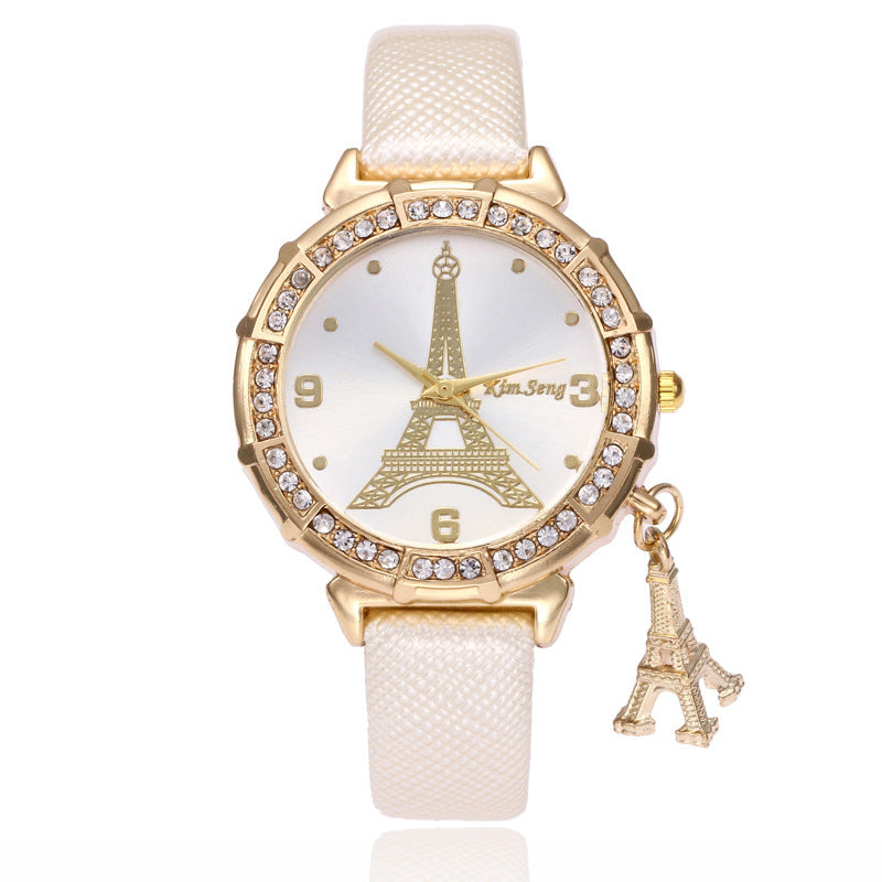 Tower pendant ladies watch