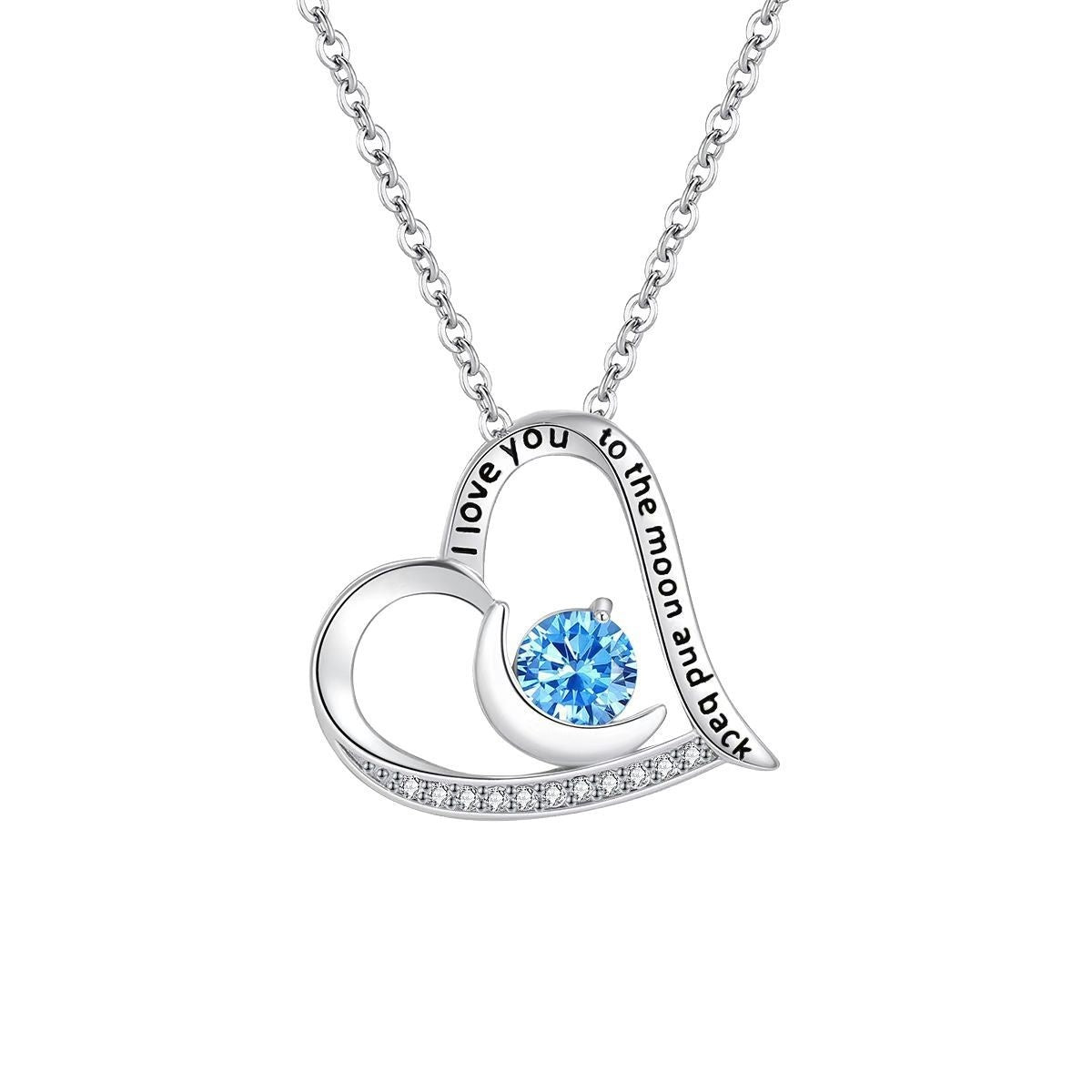 Fashion Heart-shaped Pendant Necklace Valentine's Day