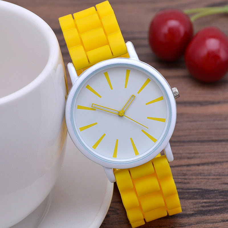 Classic Ultra-thin Silicone Watch Female Student