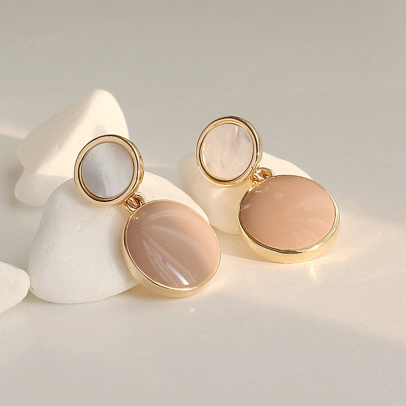 Drop Glaze Feminine Korean Personality Cold Wind Earrings