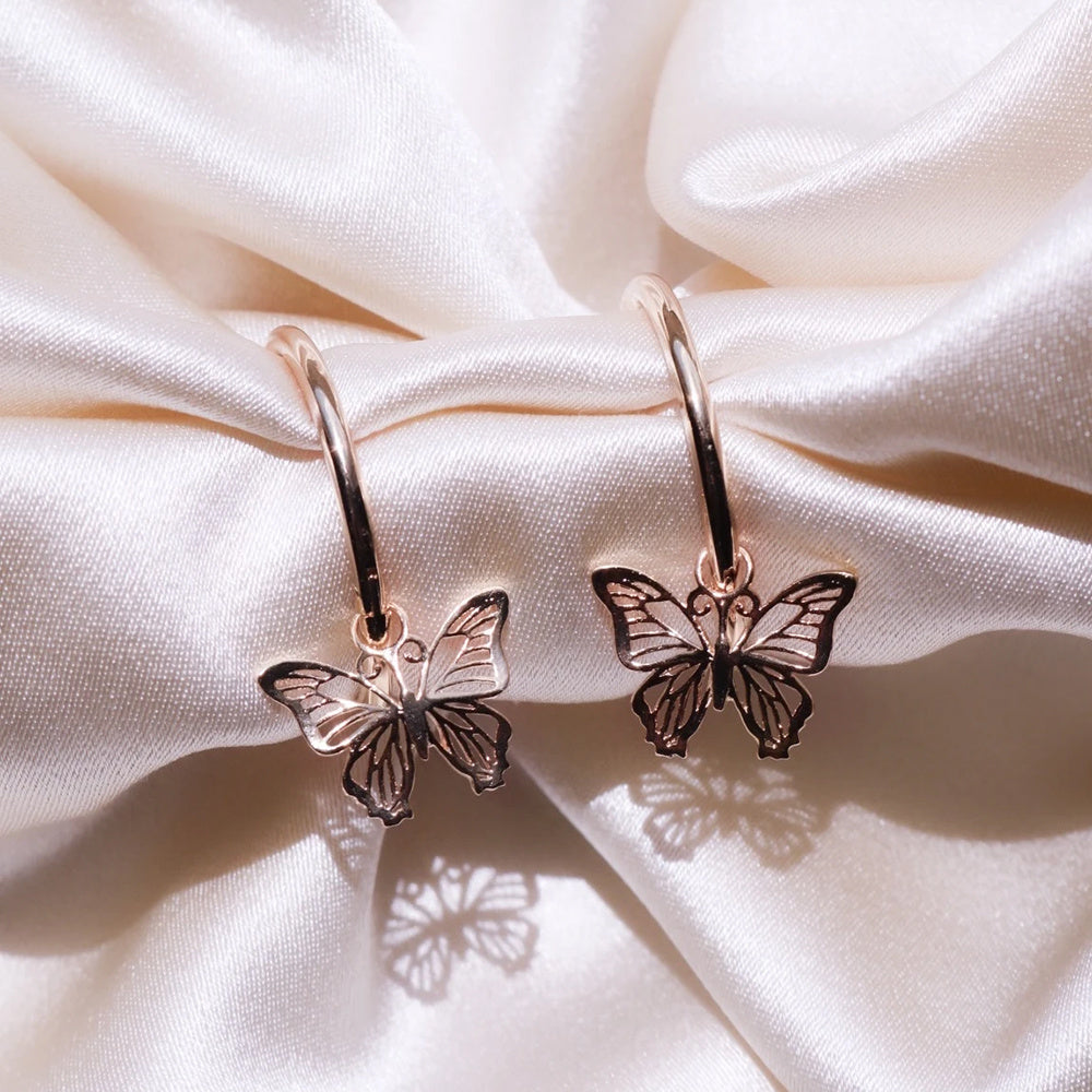 Exquisite butterfly earrings