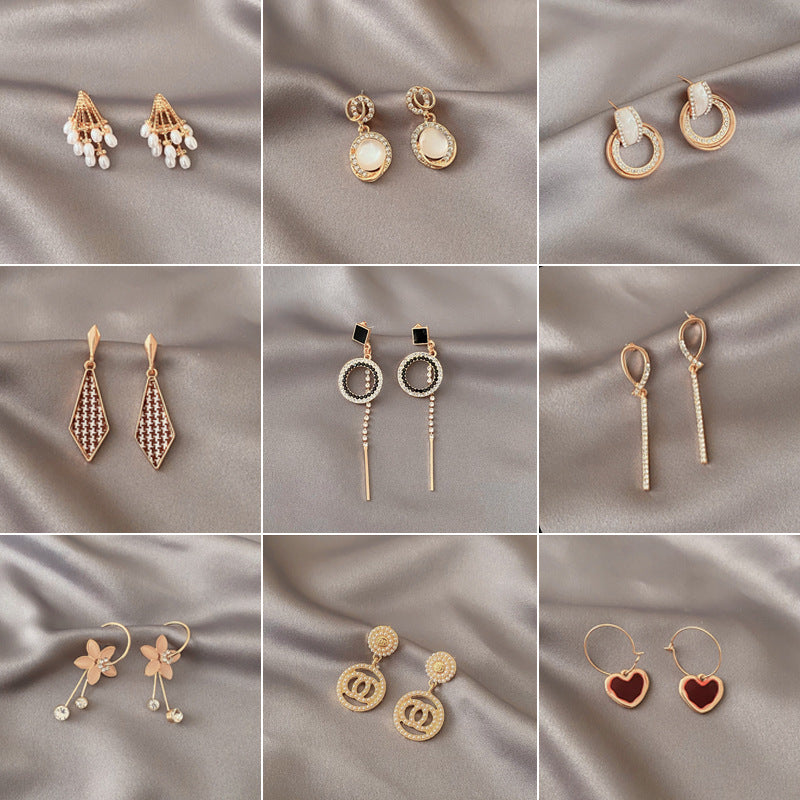 Korean temperament earrings