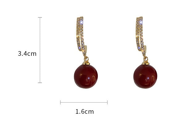 Earrings Temperament Light Luxury High-end Earrings Women