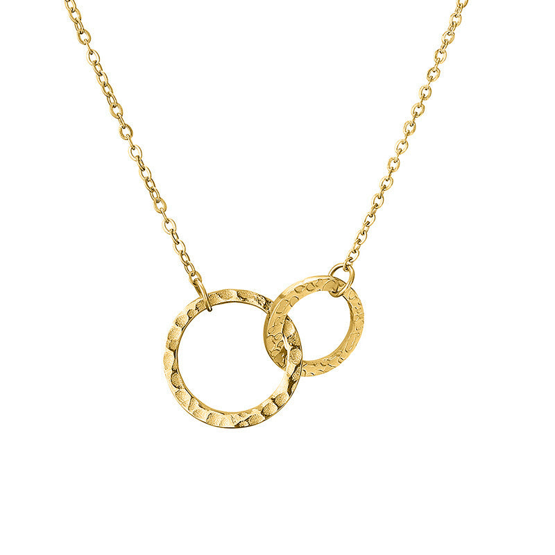 Isabelle Gold Hoop Necklace