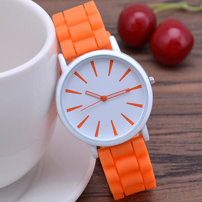 Classic Ultra-thin Silicone Watch Female Student