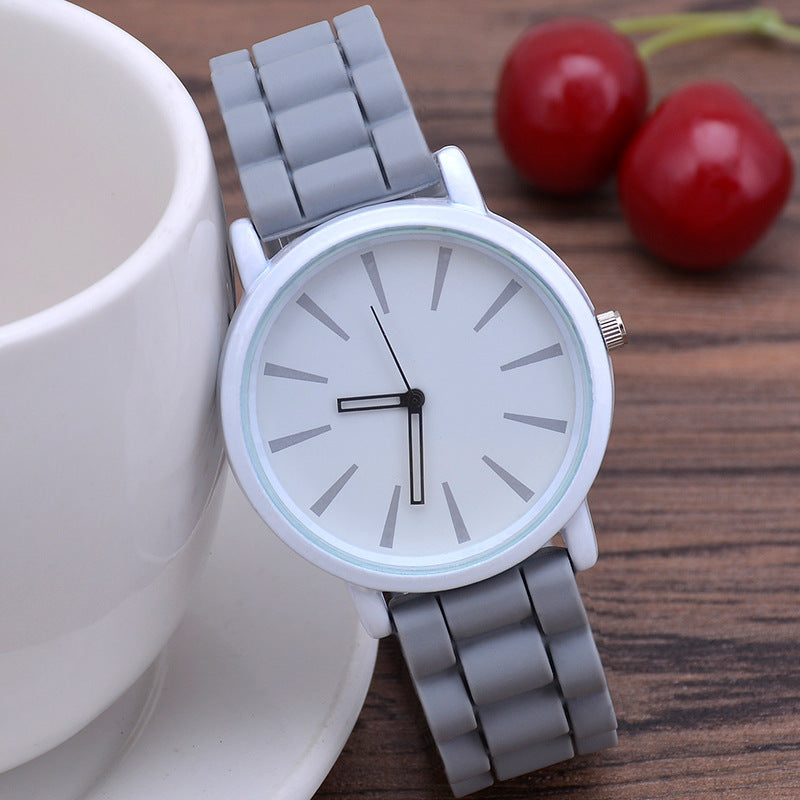 Classic Ultra-thin Silicone Watch Female Student