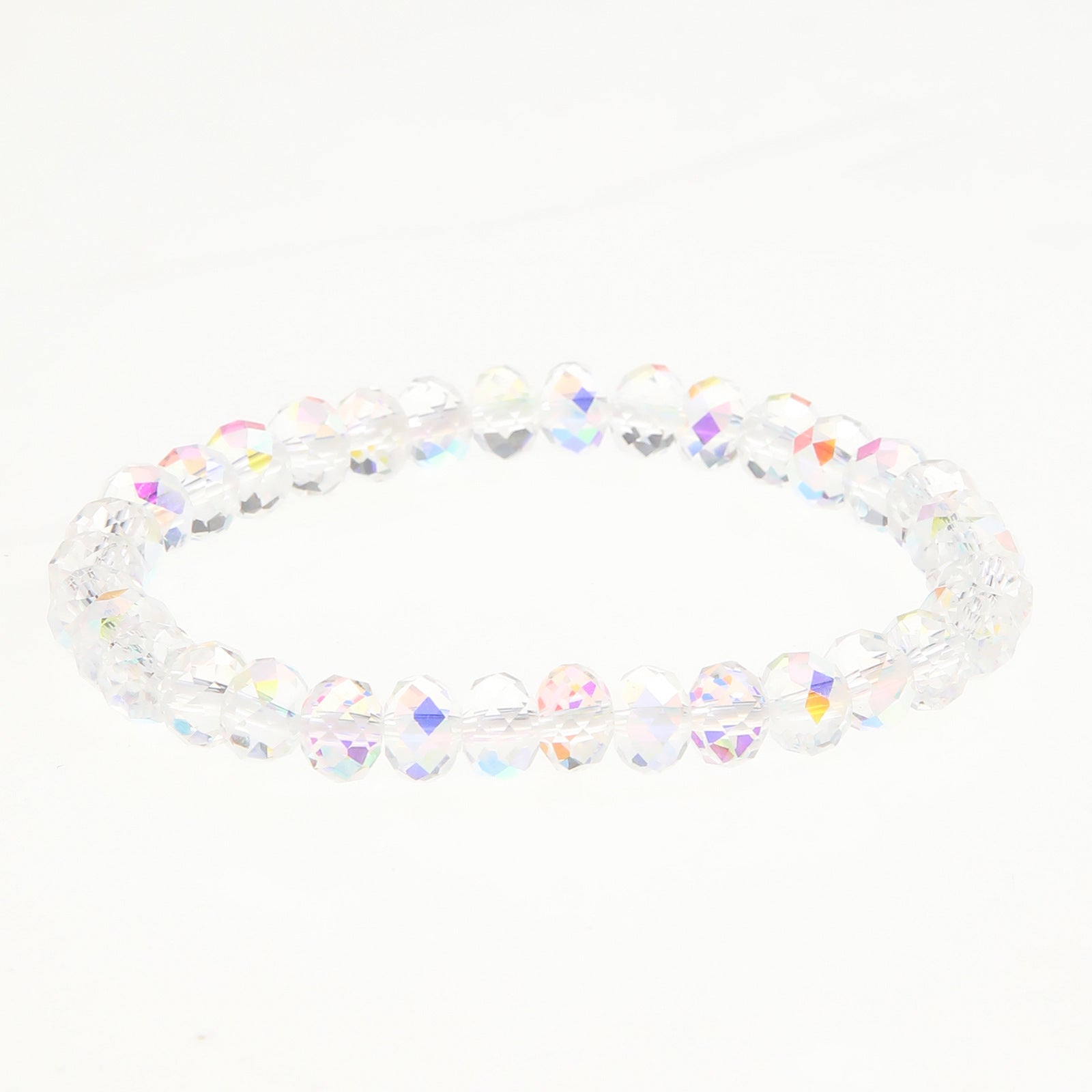 Fashion White Polygon Beaded Bracelet For Women