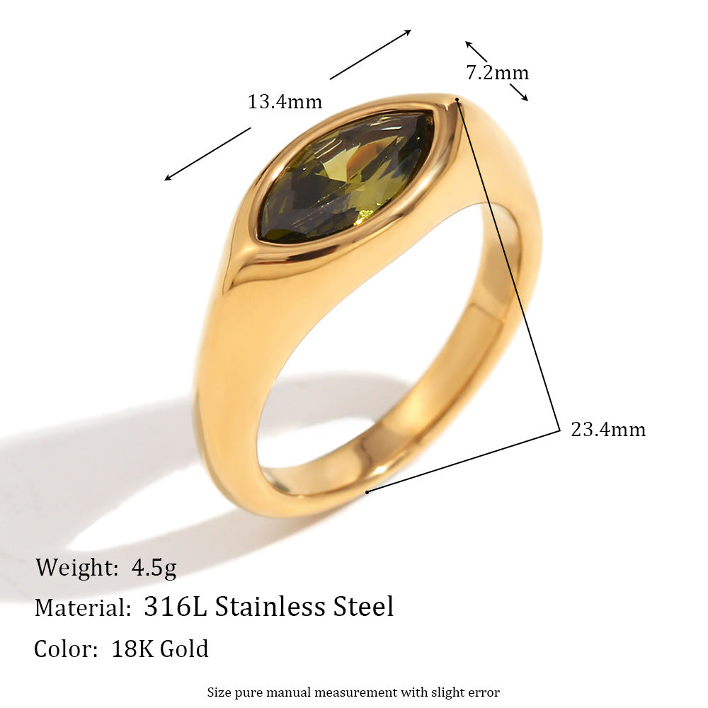 Versatile Fashion Stainless Steel Ring For Women