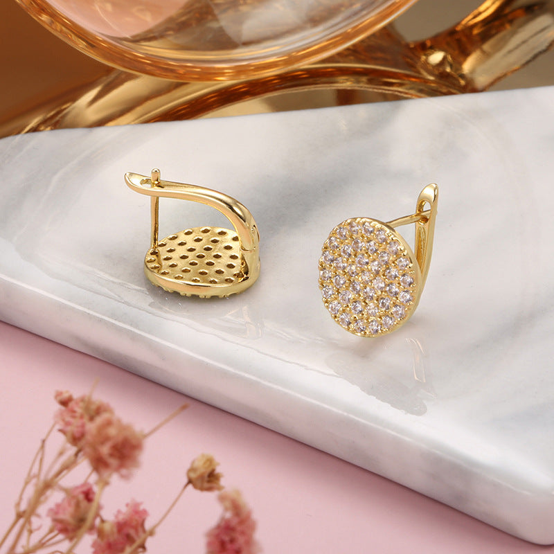 Classic Trendy Earrings Female Geometric Shape