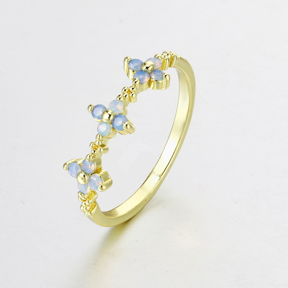 Fashion Personalized Flower Women's Ring