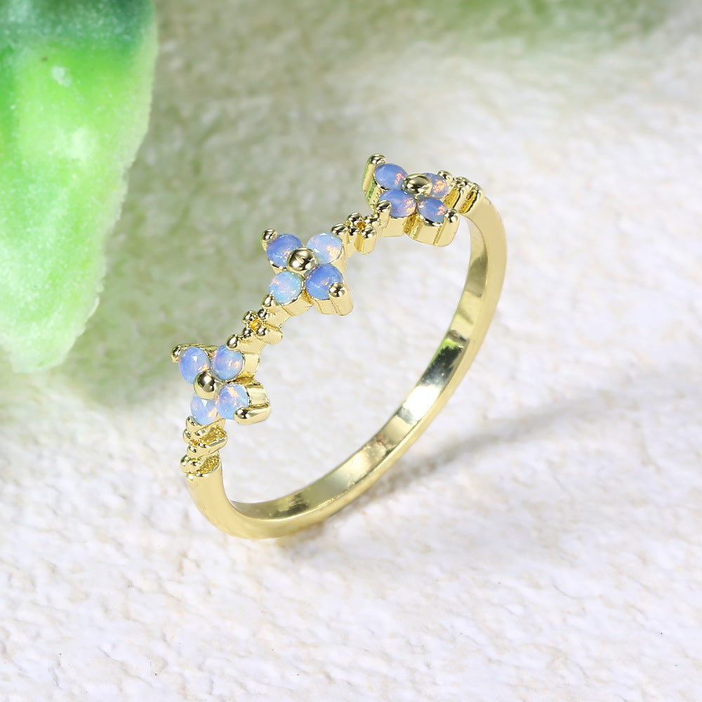 Fashion Personalized Flower Women's Ring