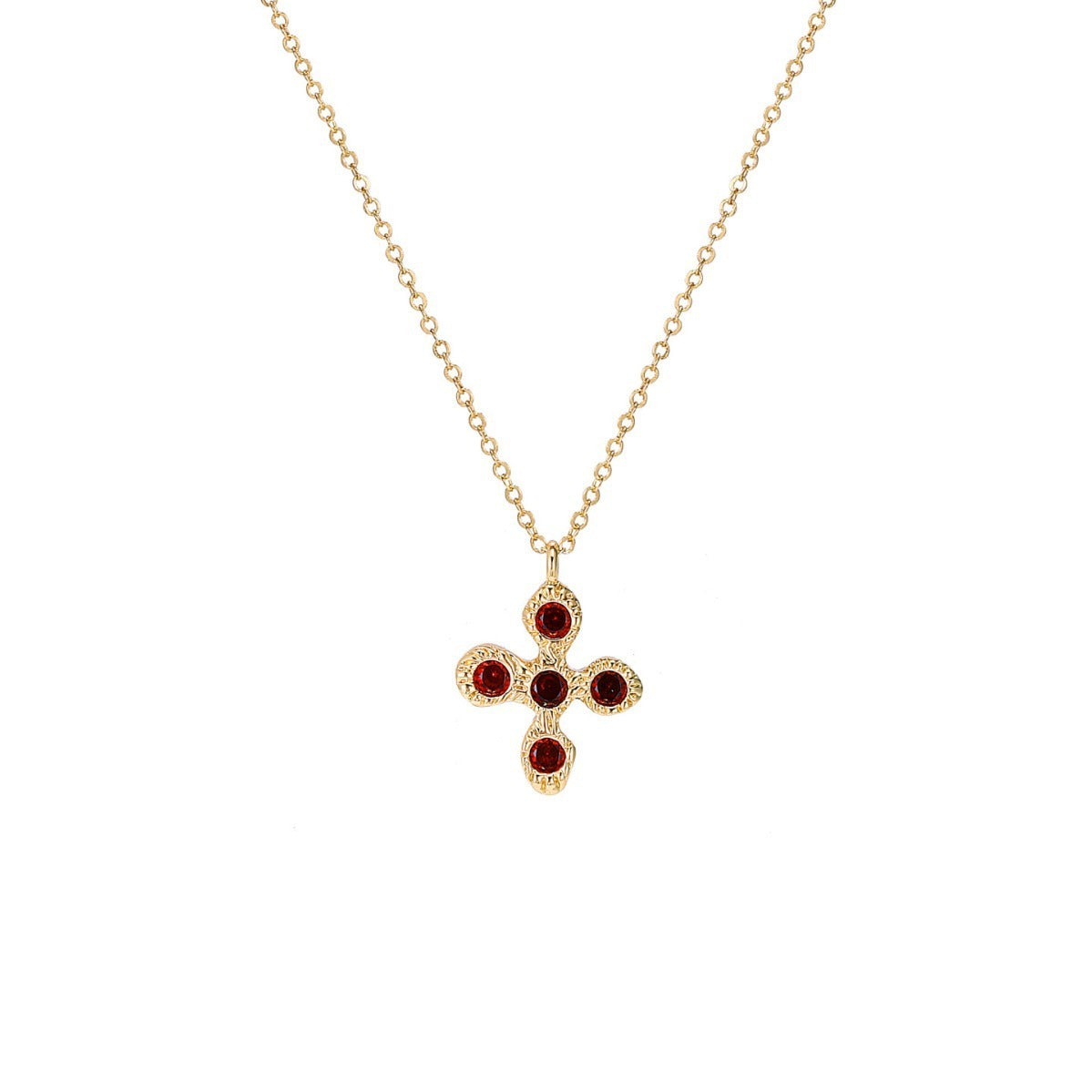 Cross Vampire Pendant Clavicle Necklace