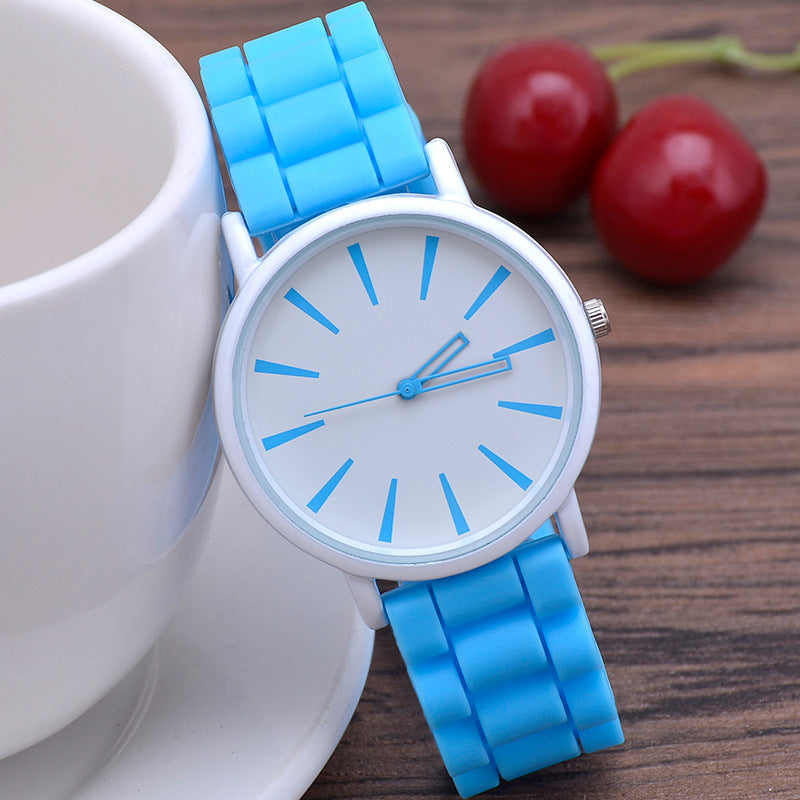 Classic Ultra-thin Silicone Watch Female Student