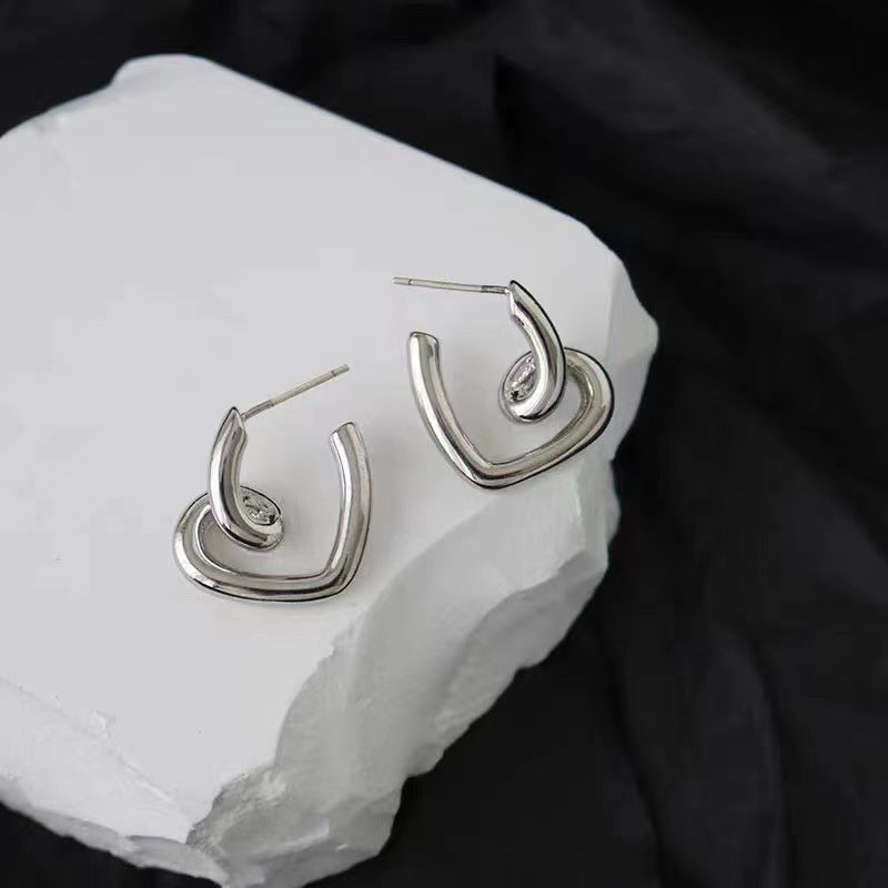 Small Exquisite Korean Earrings Cold Style