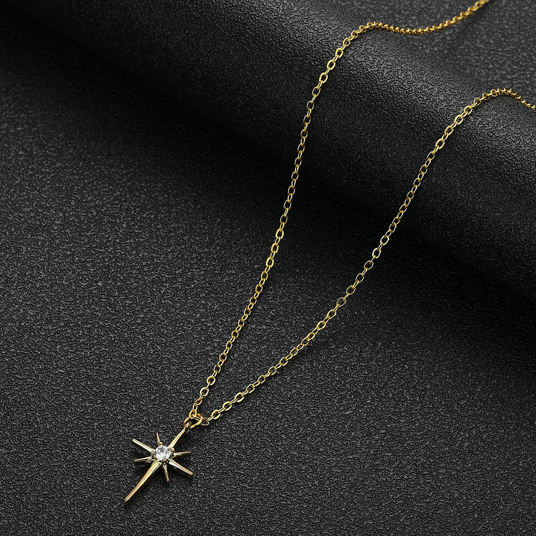 Star Pendant Necklace With Personality