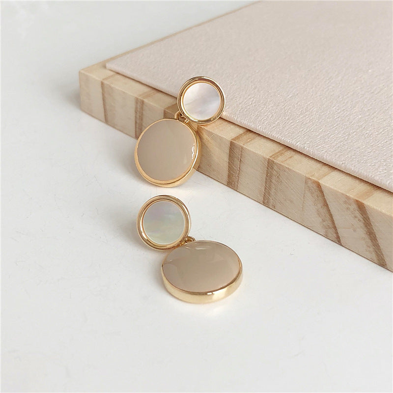 Drop Glaze Feminine Korean Personality Cold Wind Earrings