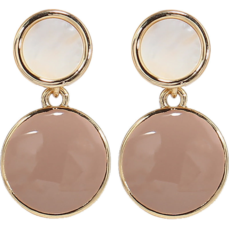 Drop Glaze Feminine Korean Personality Cold Wind Earrings