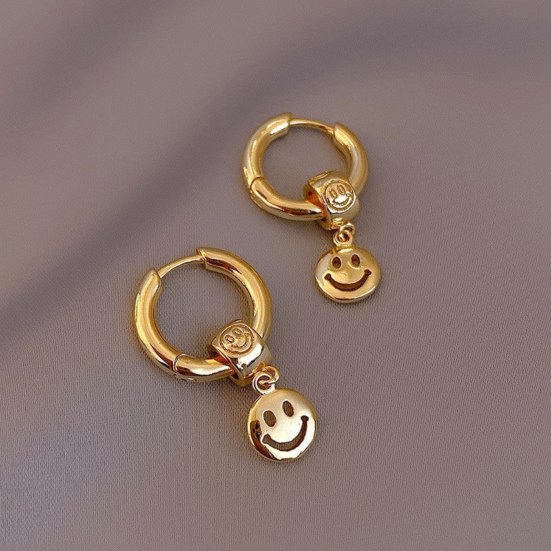 Retro Hong Kong Style Elegant Ear Studs Niche High Sense