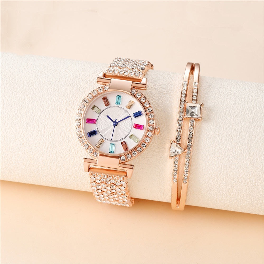 New Big Colorful Crystals Women's Watch