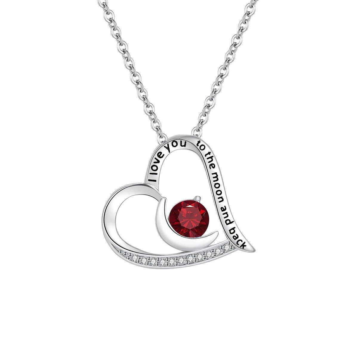 Fashion Heart-shaped Pendant Necklace Valentine's Day