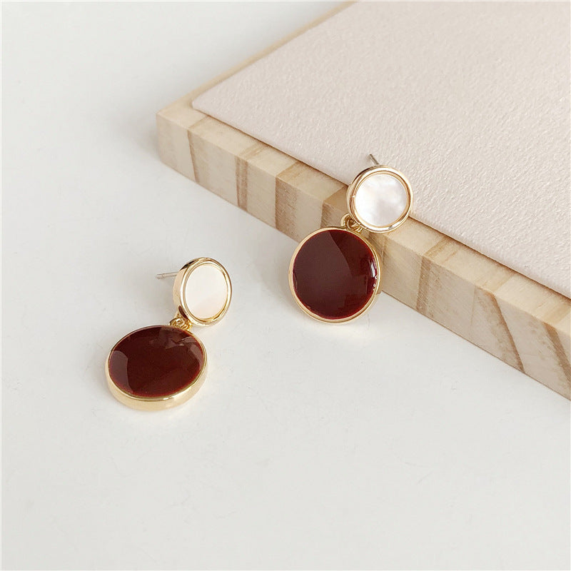 Drop Glaze Feminine Korean Personality Cold Wind Earrings