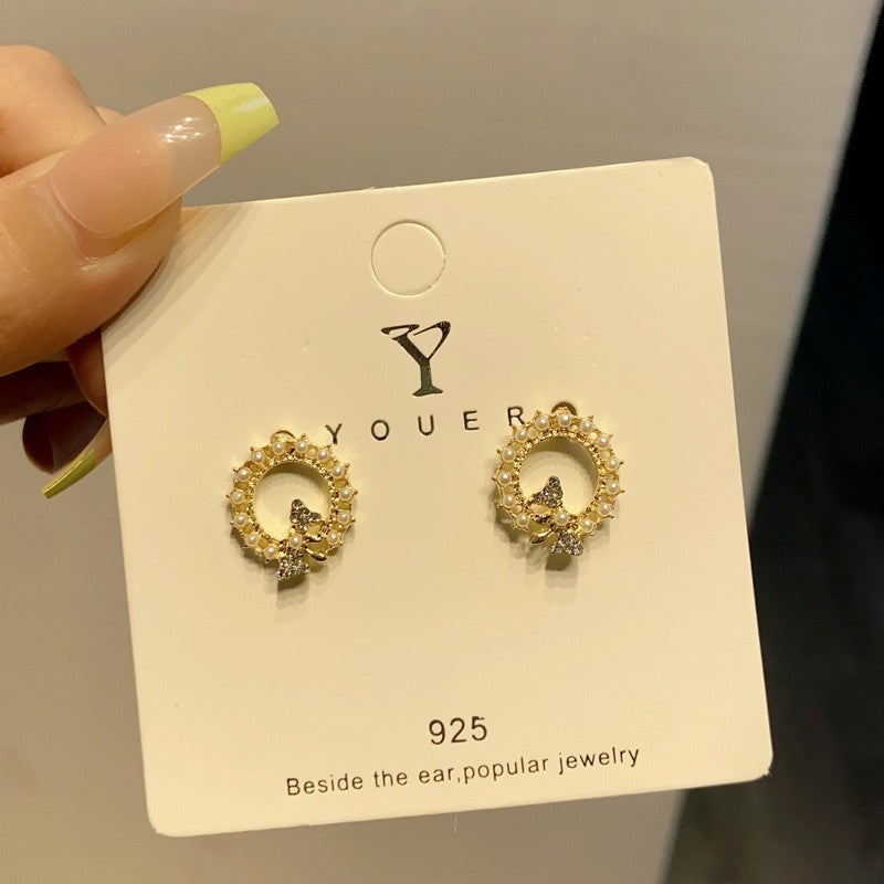 Small Exquisite Korean Earrings Cold Style